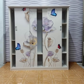 Tủ nhựa cánh lùa 3d 