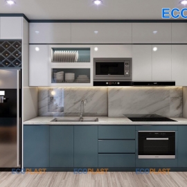 Tủ bếp nhựa cao cấp Luxury01