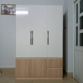 Tủ nhựa 3 cánh mẫu mới nhựa cao cấp Ecoplast 